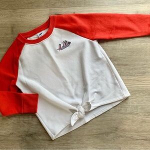3/$30 | Old Navy | Raglan Crewneck Sweatshirt for Girls | Small (6-7)